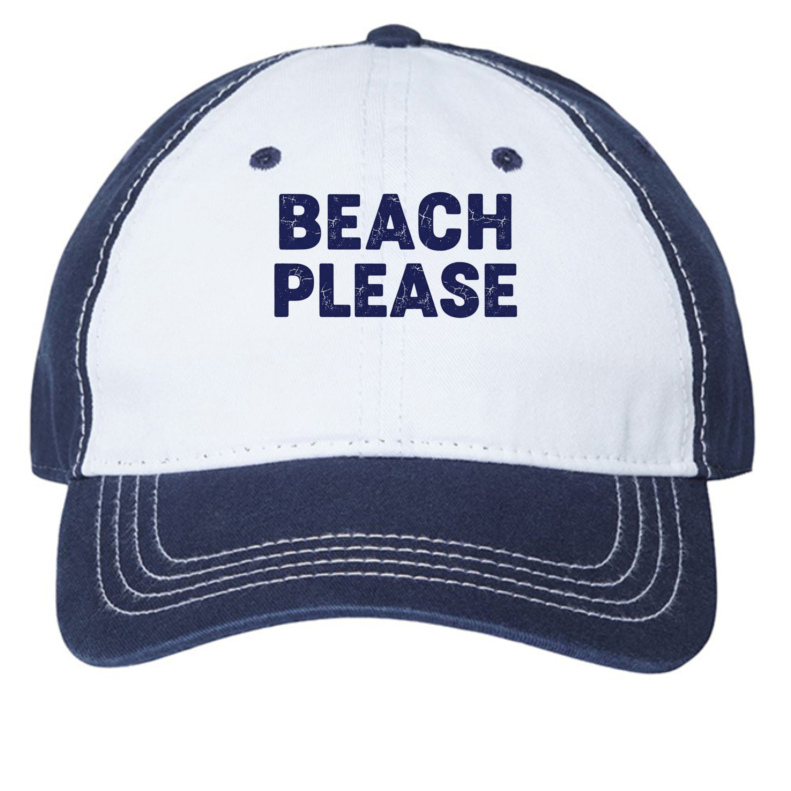 White/ Light Navy - FRONT