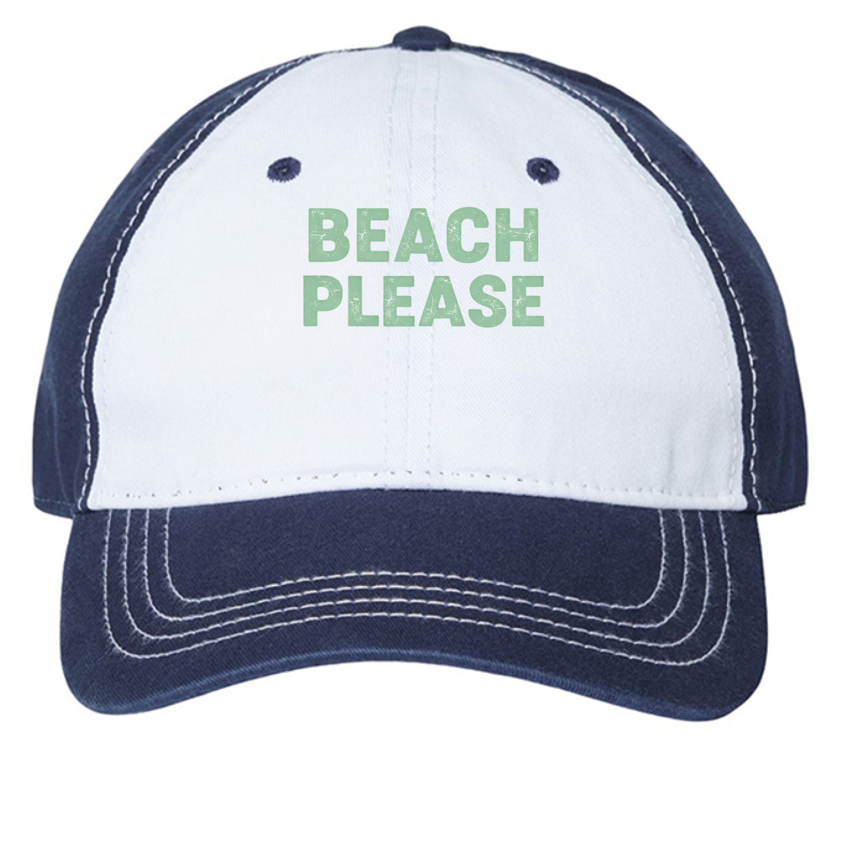White/ Light Navy - FRONT