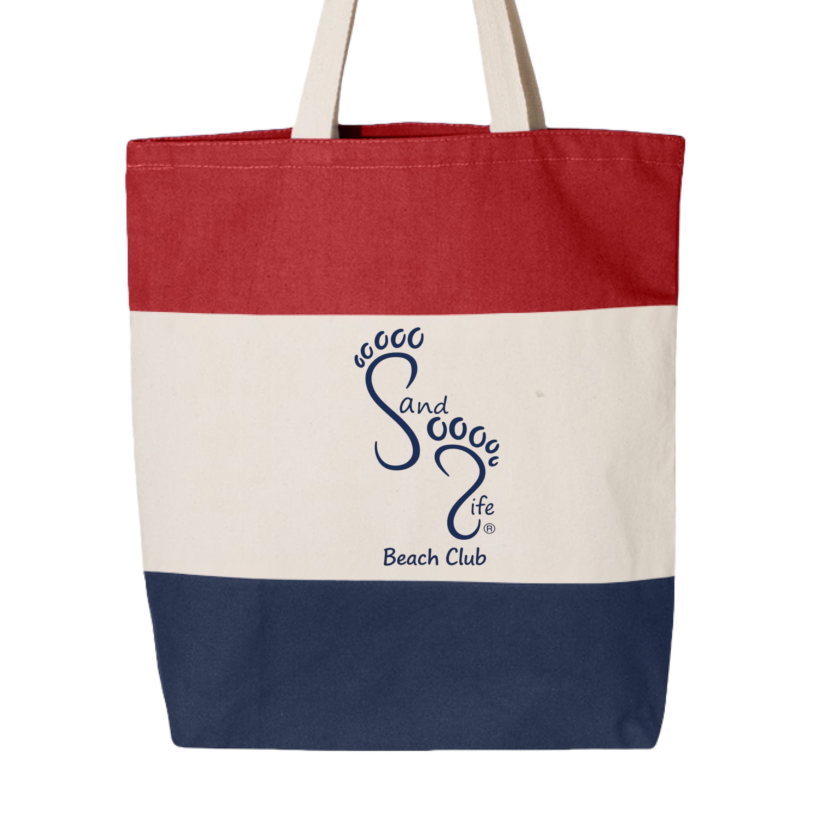 Navy/ Natural/ Red - BACK